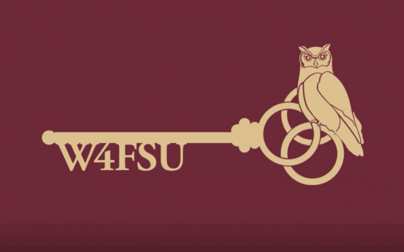 W4FSU logo on a garnet background
